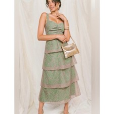 Show Me Your MuMu Cosmopolitan Midi Dress Watermelon Floral