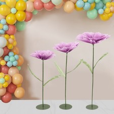 Artificial Corn Poppy Flower For Wedding Decoration, Birthday Party Banquet
