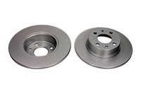 Quaro 2X Bremsscheibe Hinten Voll FüR Fiat Bravo II Stilo Lancia Delta III 198