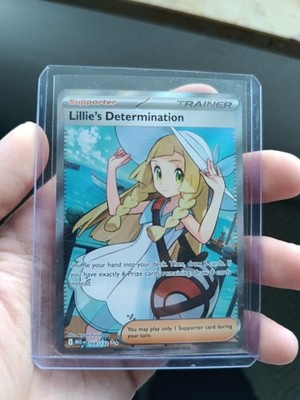 Lillie's Determination 169/132 english near mint booster fresh Mega evolutions