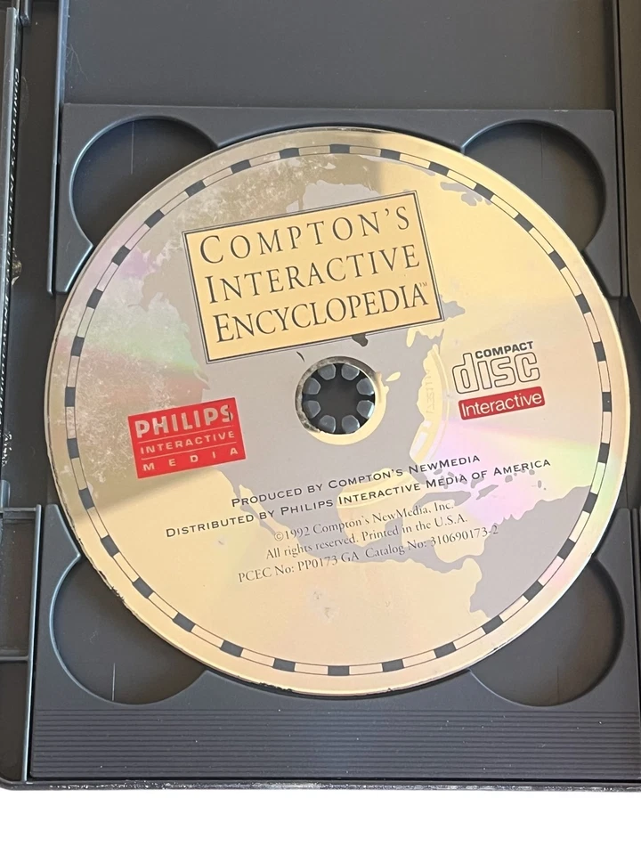 Vintage Philips CD-I Compton's Interactive Encyclopedia 1992 Compact Disc Game - Image 3 of 4