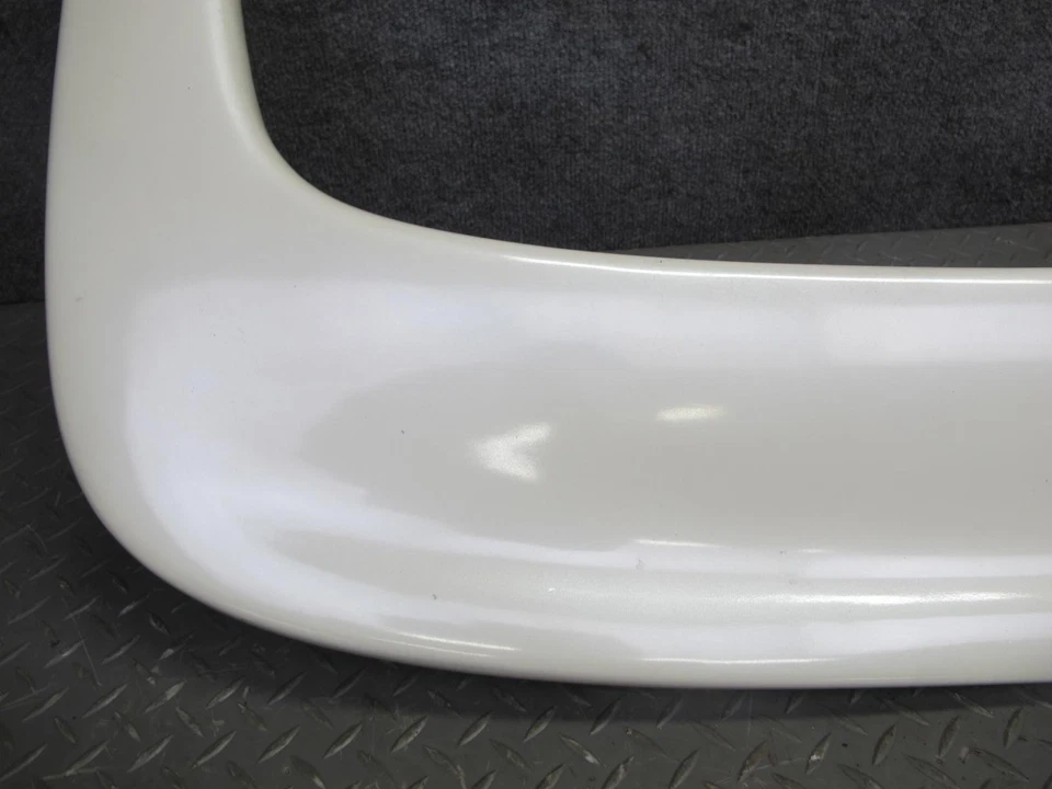 90-93 NISSAN Z32 300ZX TURBO REAR TRUNK LID TAILGATE SPOILER WING WHITE OEM - Image 4 of 4