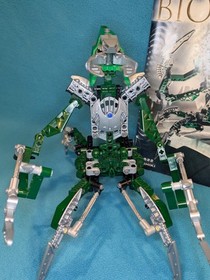 LEGO BIONICLE: Nidhiki Set 8622 W/ Instructions. Missing Disk & Box.