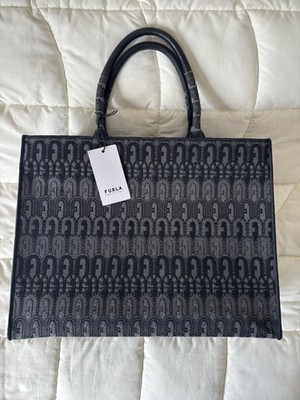 Furla Handtasche - Furla Opportunity Tote Bag Grau Schwarz Neu