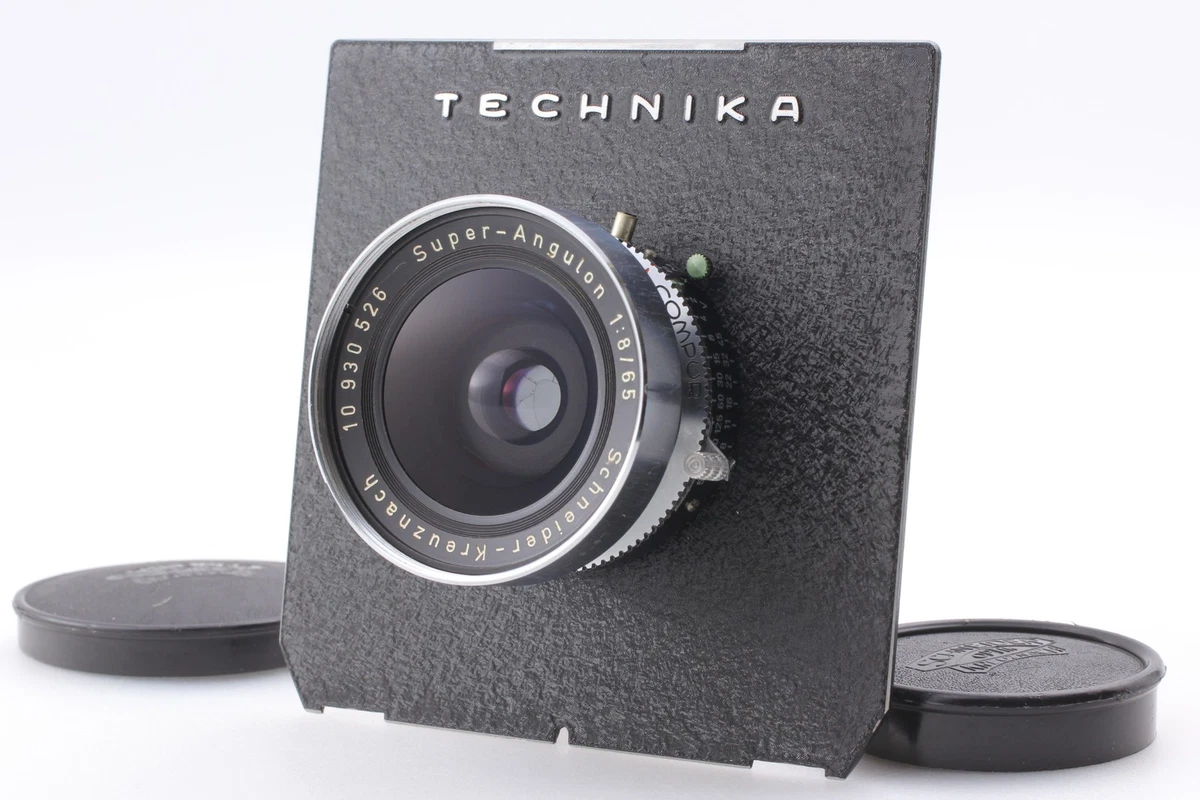 4x5レンズ　シュナイダーSUPER ANGULON 65mm F5.6MC Schneider Super Angulon 65mm 5.6 MC wide angle lens(SINAR,Linhof