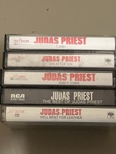 JUDAS PRIEST CASSETTE LOT 5 