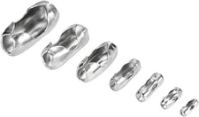 MECCANIXITY Ball Chain Connector, 1.5mm 2mm 2.4mm 3.2mm 4mm 5mm 6mm Chains... 