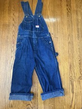 True Vintage 1950s Big Mac Sandfordized Denim Overalls Size Small