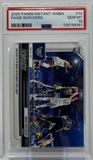 Paige Bueckers Rookie PSA 10 -2025 Panini Instant WNBA ‘Wings Debut’ UConn