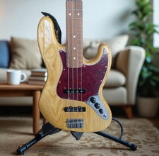 Fender FSR Jazz Bass 2017 MIM Special Edition Deluxe Natural Ash 4-String Guitar