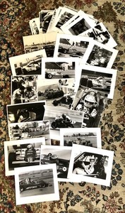 (82) Original Vintage Auto Racing Photographs From The 70’s And 80’s