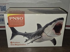 New, Sealed! PNSO Megalodon Model Action Shark Figure Ocean Animal Toy Collector
