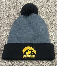 Iowa Hawkehes Wrestling Cap Knit Stocking Cap Winter NIKE TEAM ISSUE