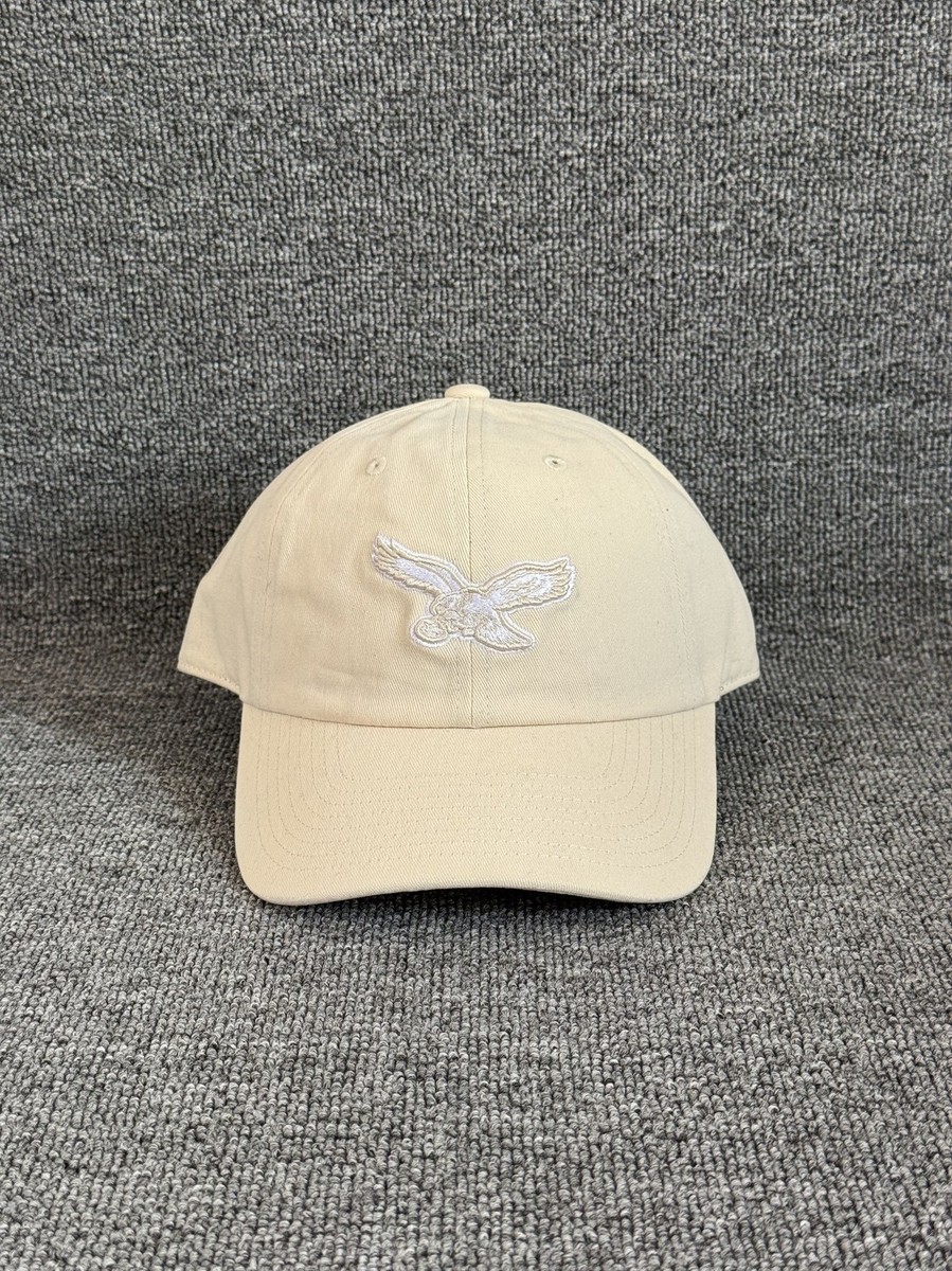 Mitchell & Ness Eagles Dad Hat Strapback Cream NFL Cap Unknown Size