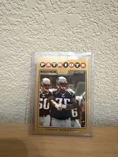 2008 Topps Vince Wilfork #201 Gold Border /2008 Football NFL Patriots Card