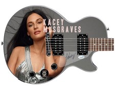 Kacey Musgraves Autographed Glamorous Custom Graphics Epiphone Guitar ACOA