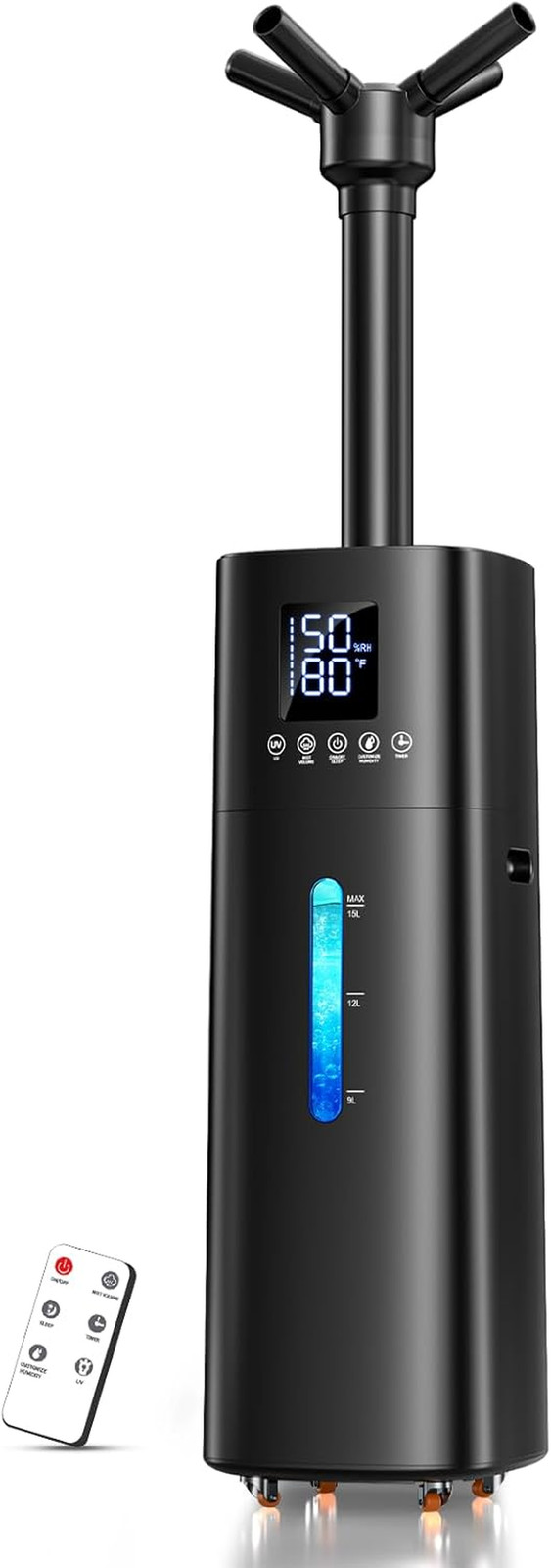 15L Large Room Humidifier, 600ml/h, 72H Auto Control Aroma Diffuser