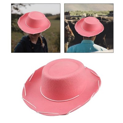 Western Cowboy Hut mit winddichtem Seil Fedora Sonnenhut Herren Damen Kinder für Kostüm