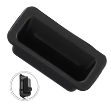 Trunk Button Rear Trunk Button ABS Black Outside Handle Tailgate Switch