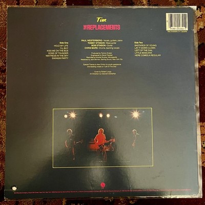 The Replacements Tim USオリジナルLPレコード THE REPLACEMENTS‎ “Tim” Vinyl LP 1985 Sire Records 9 25330-1 | eBay