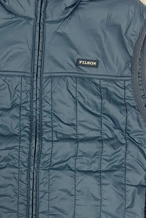 Filson Ultralight Vest PrimaLoft Gold Charcoal  Charred Teal Field XL NWT image 8