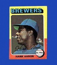 1975 Topps Mini Set-Break #660 Hank Aaron LOW GRADE (crease) *GMCARDS*