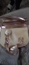 Sparkly Gold  Bailey And Quinn Handbag With Dustbag And Shoulder Strap Unused