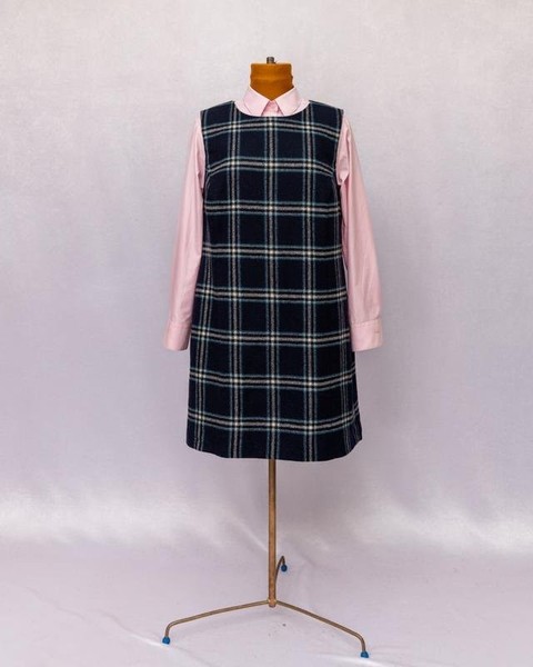 Women Hobbs Dress Navy Wool 44