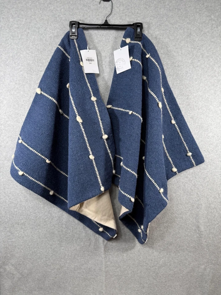 Conjunto de 2 capas de travesseiro ARHAUS lã 22,5” X 22,5” azul marinho nodoso - Imagem 4 de 4