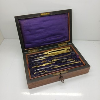 ANTIQUE DRAFTING SET COMPASS DRAUGHTSMAN