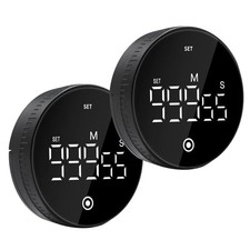 Digital Kitchen Timer with Magnet,Large LED Display Visual Timer with Countdo...