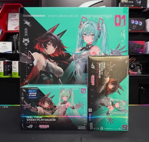 ASUS ROG Strix Helios II /Thor 1200W Platinum III/ RYUO IV 360 ARGB Hatsune Miku