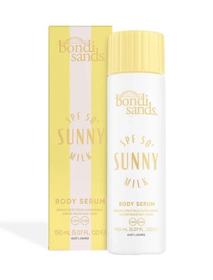 Bondi Sands Sunny SPF50+ Body Serum 150ml Hydrate Formula Hibiscus Vitamin E NEW