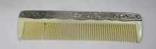 Vintage Ornate Silverplate Comb