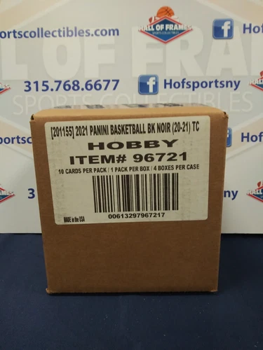 2020-21 PANINI NOIR BASKETBALL HOBBY SEALED CASE! 4 BOXES! ANTHONY EDWARDS!