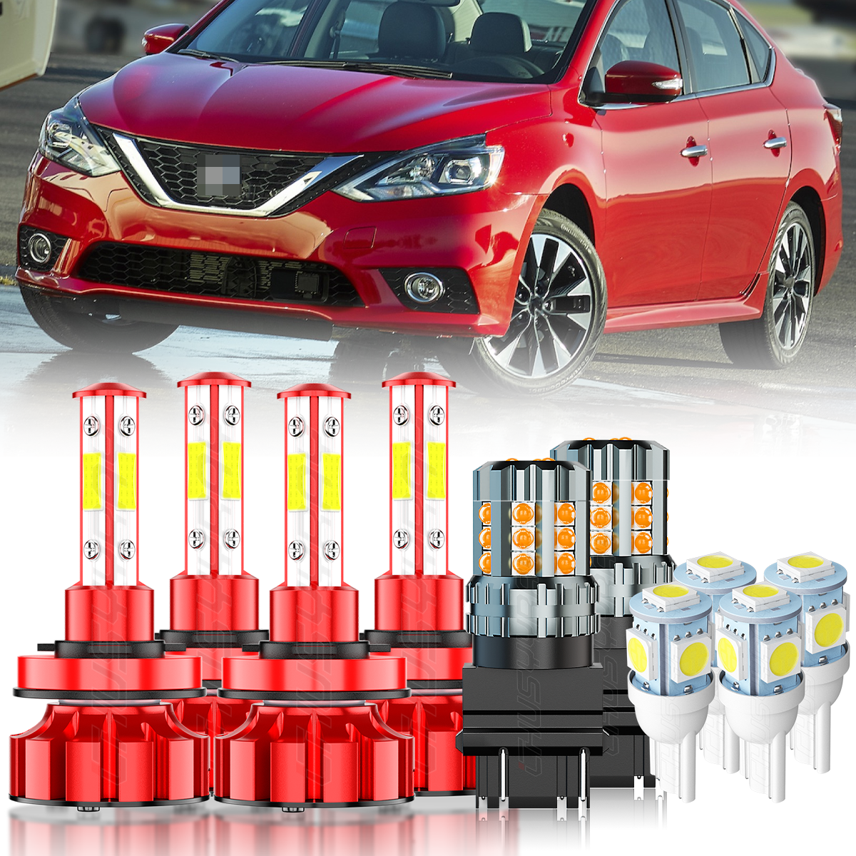光進丸様追加分　¥15,000- For Nissan Sentra 2016-19 LED Headlight Turn Signal Side Marker