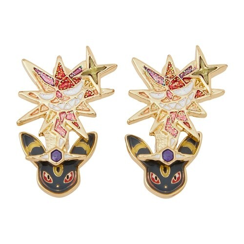 Pokemon Center Pokemon accessory Clips Earrings Dark Terastal Umbreon 2 pcs