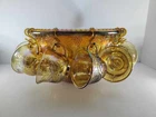 Vintage Carnival Glass Punch Bowl Set Beautiful Punch Bowl w/ 12 Cups