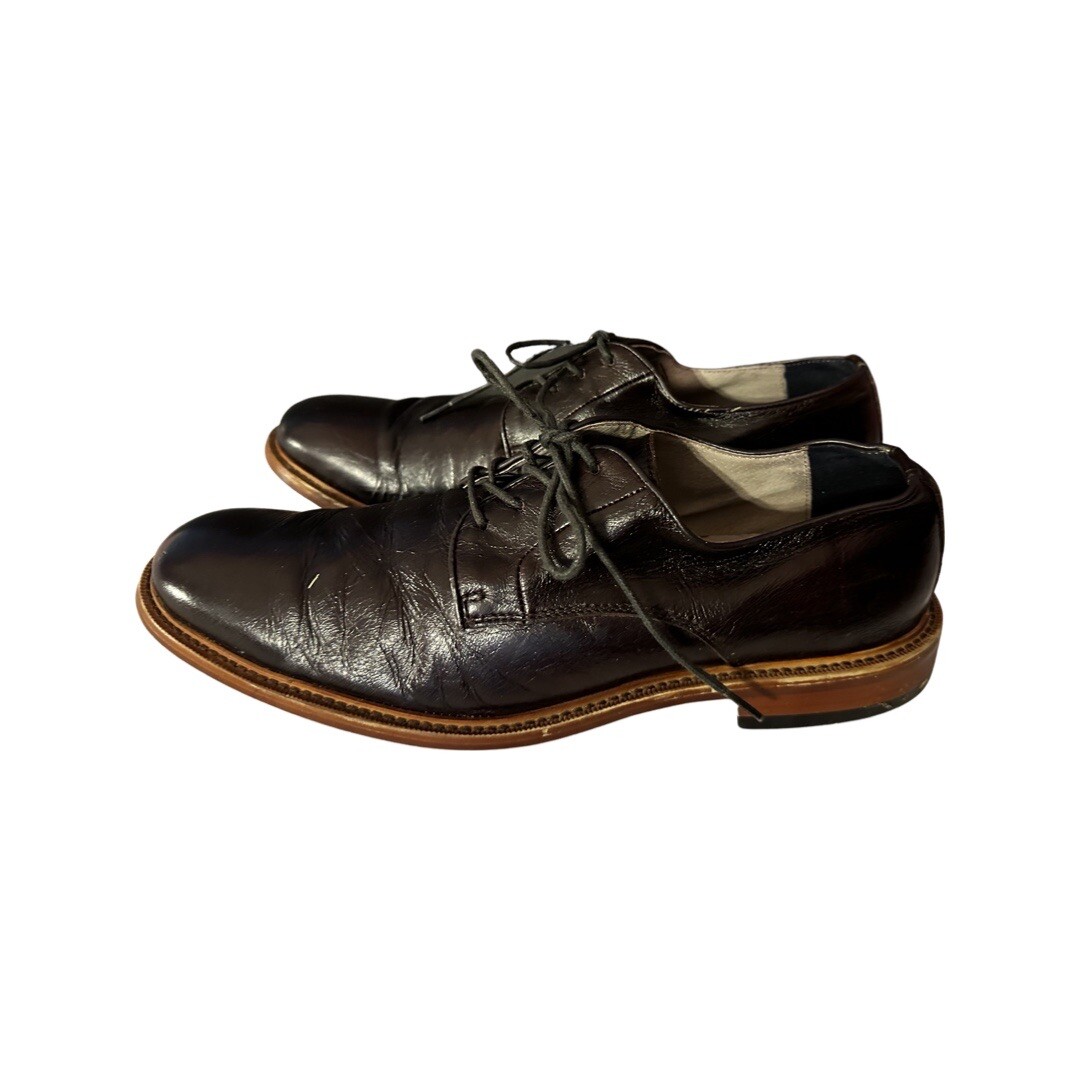 Banana Republic Men Ortholite Brown Oxford Gen.Sz10 Italian Leather Dress Shoes