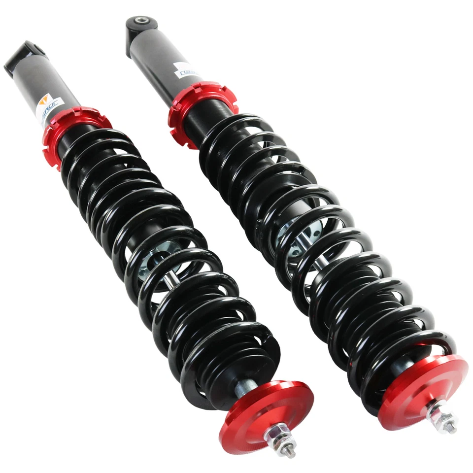 Kit de amortiguadores de muelles helicoidales rojos para VW MK2 MK3 Cabrio Corrado Golf Foto 4 de 4