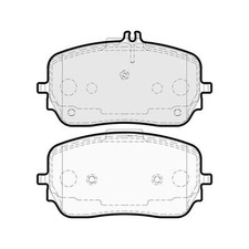 Pastiglie freno Apec blu - anteriori PD3940 - per Mercedes Benz Classe GLS GLE