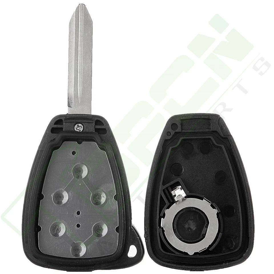 2 para Jeep Liberty Chrysler 200 2008 2009 2010 2011 llavero carcasa repuesto Foto 4 de 4