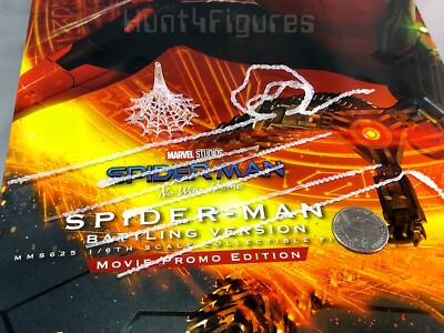 Hot Toys MMS625 Spider-Man Battling Version 1/6 action Figure's 7 Web Effects 