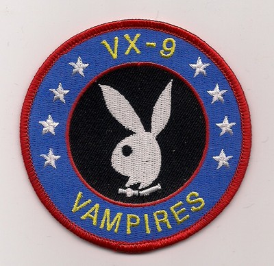 USN VX-9 VAMPIRES VANDY patch TEST and EVALUATION SQN
