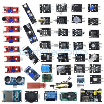 45 in 1/37 in 1 Sensor Module Starter Kit Set For Raspberry Pi Education Arduino