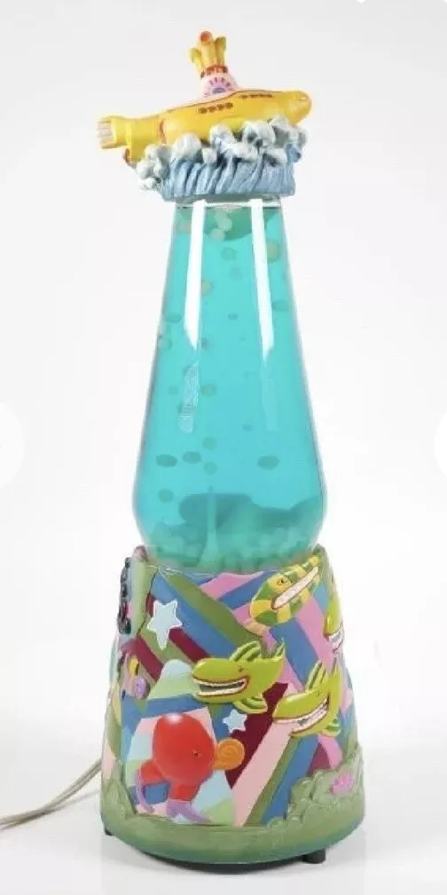 Beatles 1999 Yellow Submarine Lava Lamp Subafilms Limited Edition Works NICE