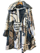 Rundholz Black Label Comic Book Faux Fur Coat M