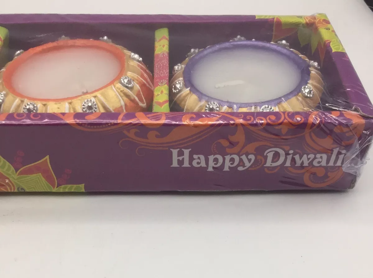 Buy Online Bandhani Matki Diya - 4 Pack (#91222) (4 diyas