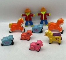 Vintage Fisher Price Baby Mobile Crib Replacement Toy Farm Animals 1970s