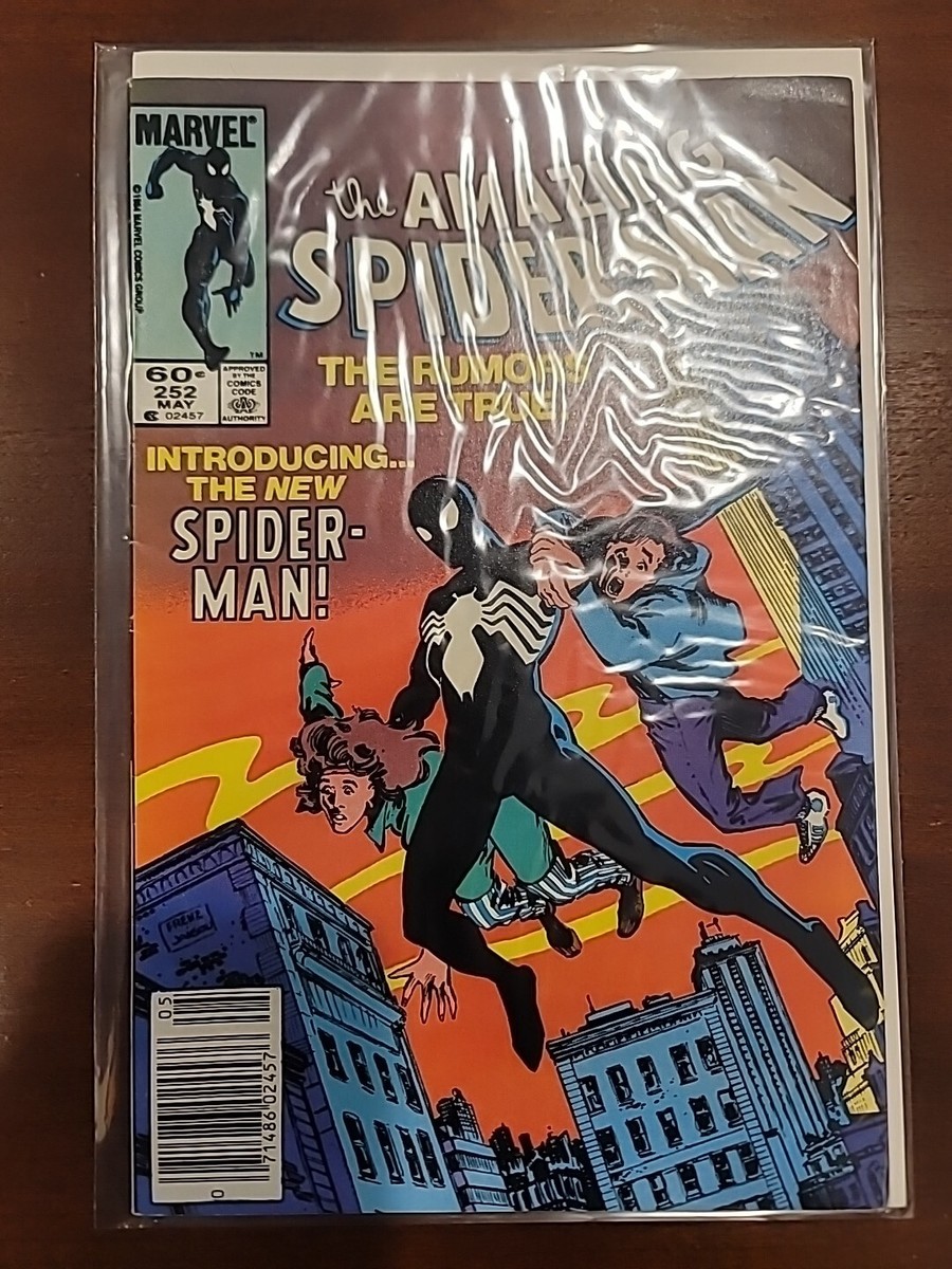 Amazing Spiderman #252 NEWSSTAND 1984 Marvel Black Costume Venom